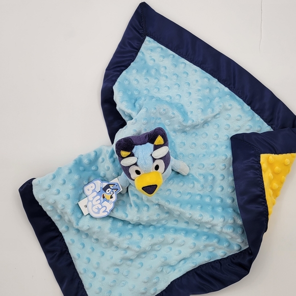 Lovey Bluey Plush Security Blanket, double minky 22 x 21. - Picture 6 of 9